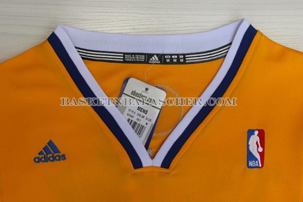 Maillot Manche Courte Golden State Warriors Thompson Jaune